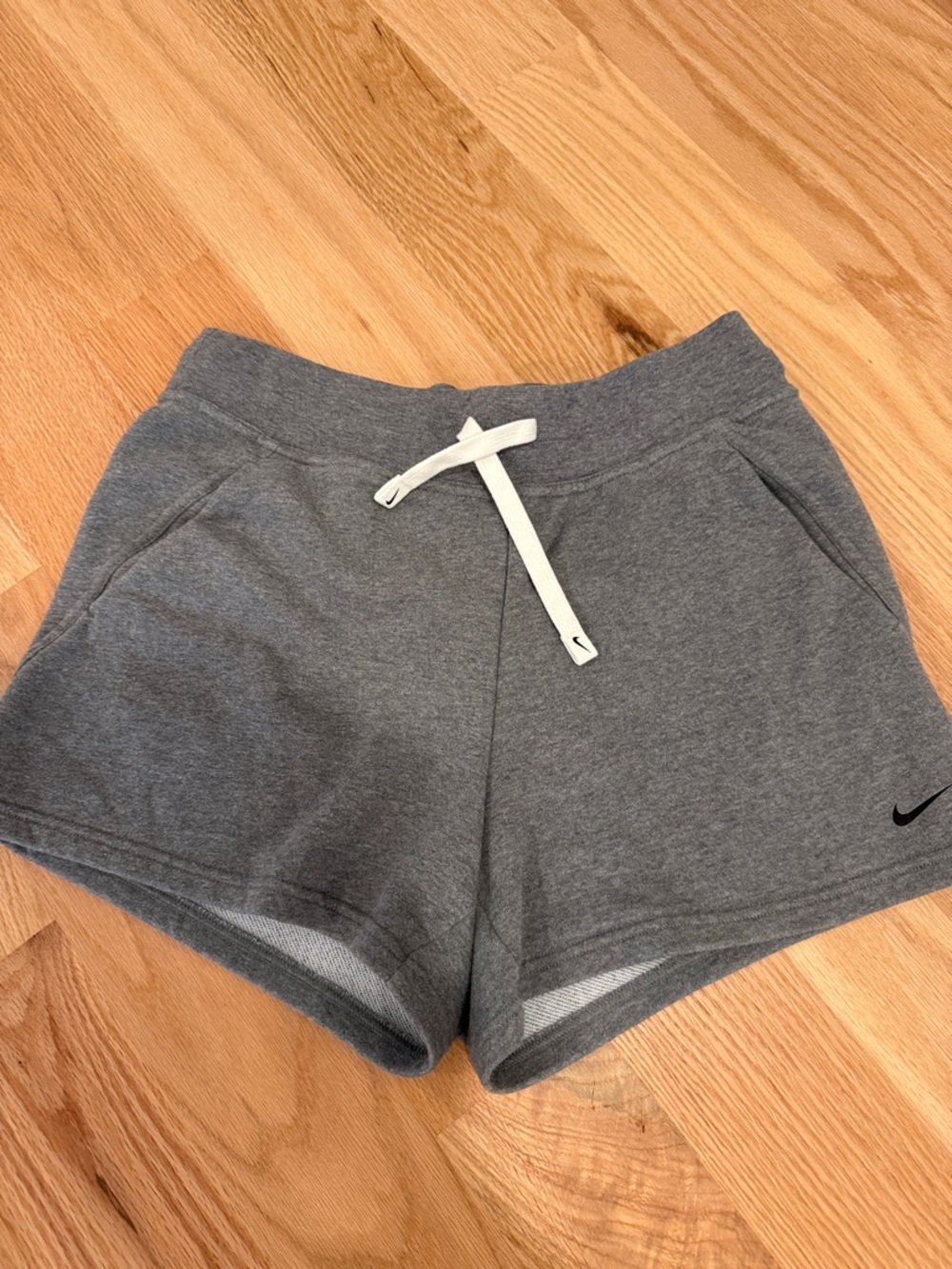 Nike Women's Gray Athletic Drawstring Shorts